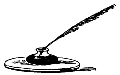 Lear 3 - Inkstand. Free illustration for personal and commercial use.