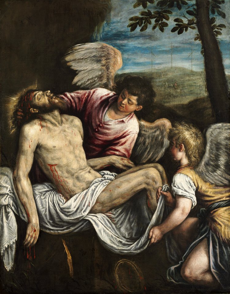 Leandro Bassano - The Dead Christ with Angels - 1916.806 - Cleveland Museum of Art