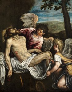 Leandro Bassano - The Dead Christ with Angels - 1916.806 - Cleveland Museum of Art