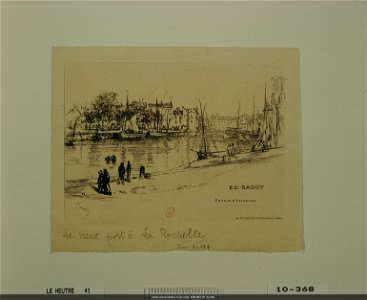 Leheutre - Le Vieux port, à La Rochelle, NUM Mfilm 347 (10, 368)