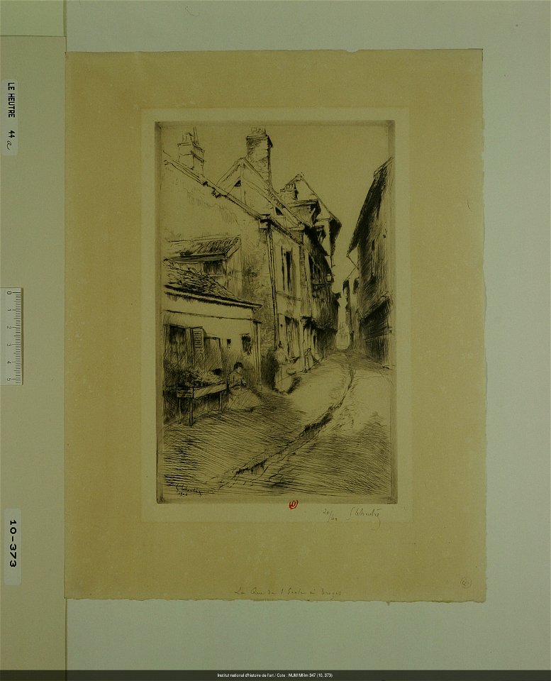 Leheutre - La Rue de l'Ecole, à Troyes, NUM Mfilm 347 (10, 373)