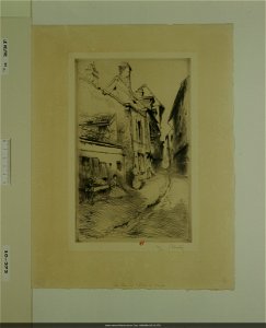 Leheutre - La Rue de l'Ecole, à Troyes, NUM Mfilm 347 (10, 373)