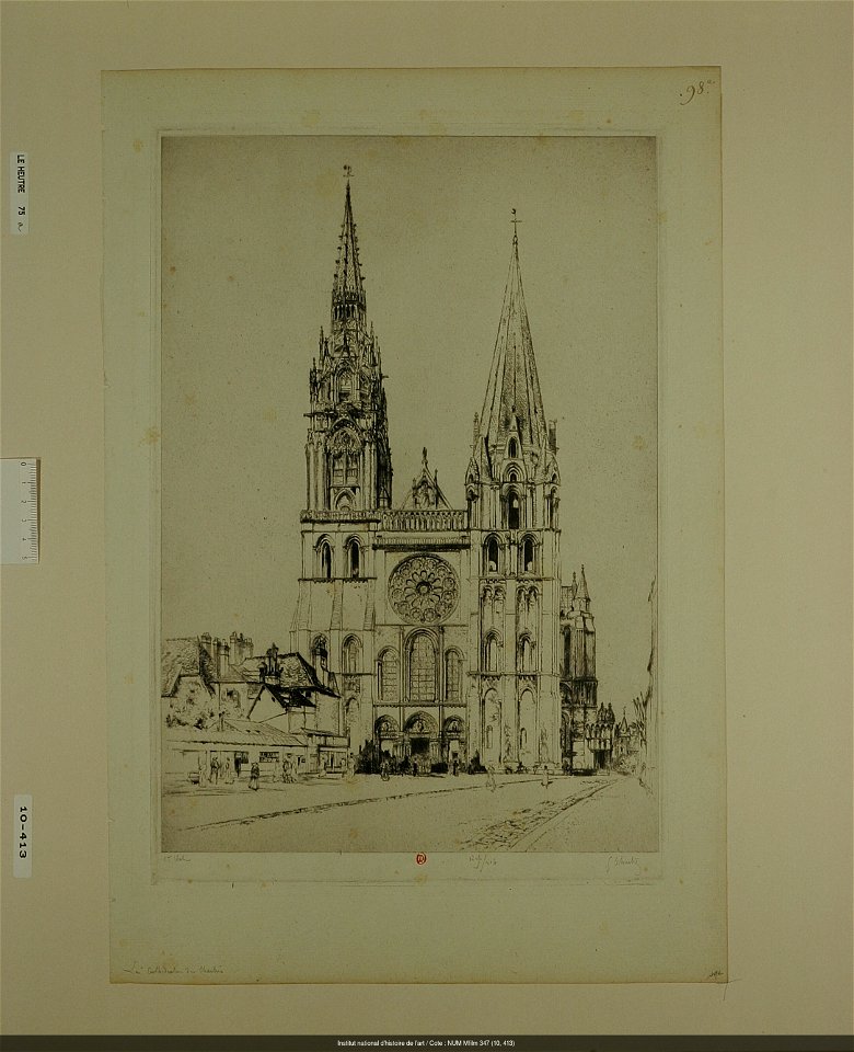 Leheutre - Cathédrale de Chartres, NUM Mfilm 347 (10, 413)