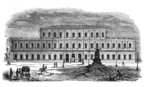 München Residenz Königsbau Illustration Stumpf 1852