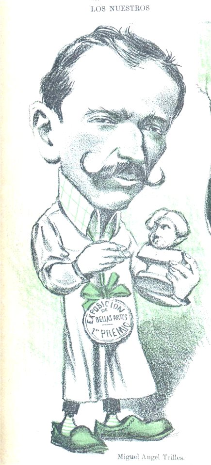 Miguel Ángel Trilles, Don Quijote, 21 de marzo de 1902 (cropped)