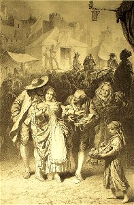 Mihály Zichy - Illustration to Imre Madách's The Tragedy of Man - In London (Scene 11)