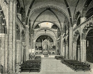 Milano interno della Basilica di Sant’Ambrogio