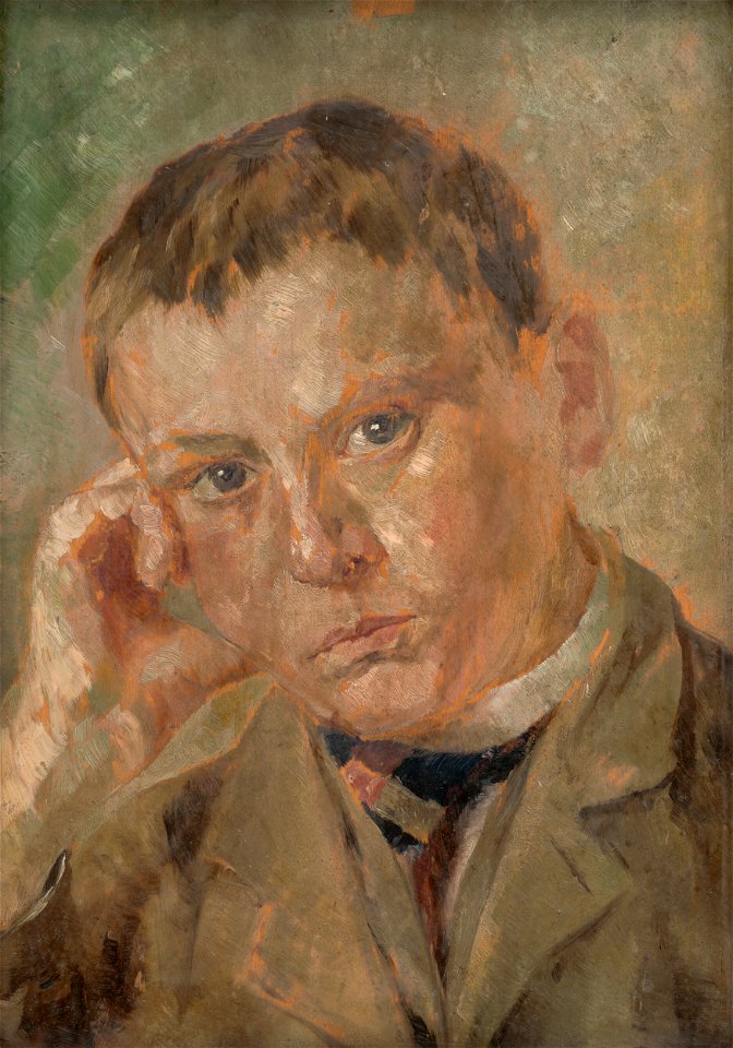 Milan Thomka Mitrovský - Portrait of a Boy - O 2927 - Slovak National Gallery