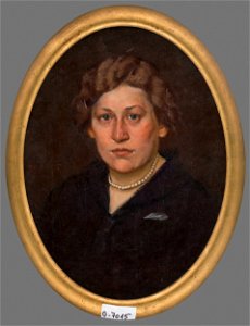 Milan Thomka Mitrovský - Podobizeň ženy s korálmi - O 7015 - Slovak National Gallery