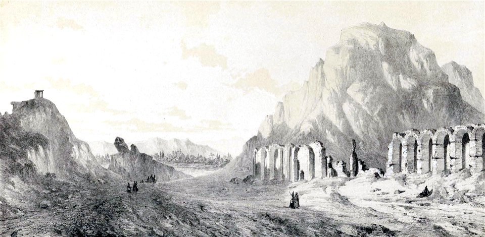 Palace Farahabad by Eugène Flandin