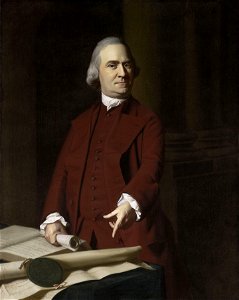 Samuel Adams by John Singleton Copley. Free illustration for personal and commercial use.