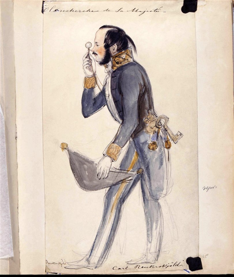 Á la recherehe de Sa Majesté. Fritz von Dardel - Nordiska Museet - NMA.0037333