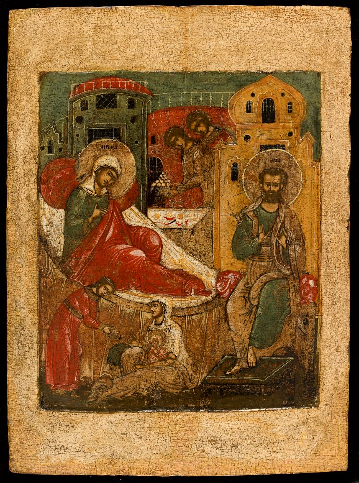 École de la (École de la Russie du Nord) Russie du Nord - Nativité de la Mère de Dieu - PPP4910 - Musée des Beaux-Arts de la ville de Paris
