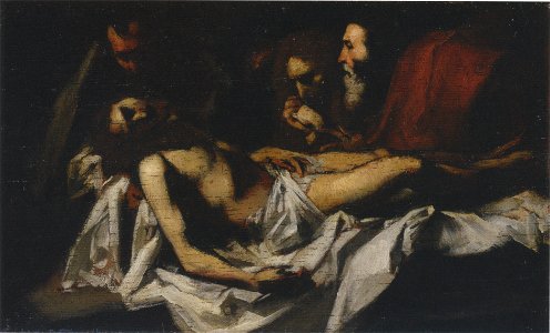 Édouard Manet (attributed to) - Entombment (after Ribera)