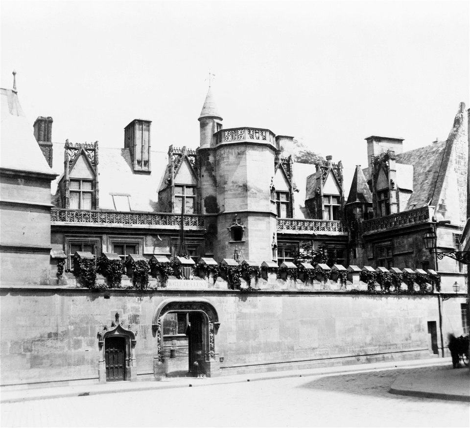 Édouard Baldus, Palais des Thermes, between 1851 and 1870