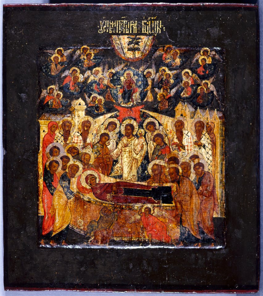 École de (École de la russie centrale) Russie centrale - La Dormition de la Vierge - PPP4927 - Musée des Beaux-Arts de la ville de Paris