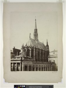 Édouard Baldus, La St. Chapelle - NYPL Digital Collections