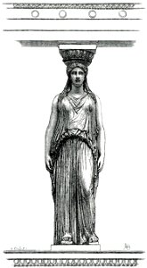 Κόρη από τη νότια προστάδα του Ερέχθειου - Falke Jacob Von - 1887