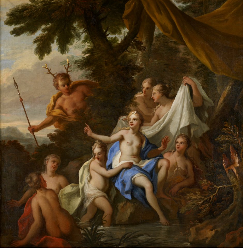 James Thornhill - Diana and Actaeon