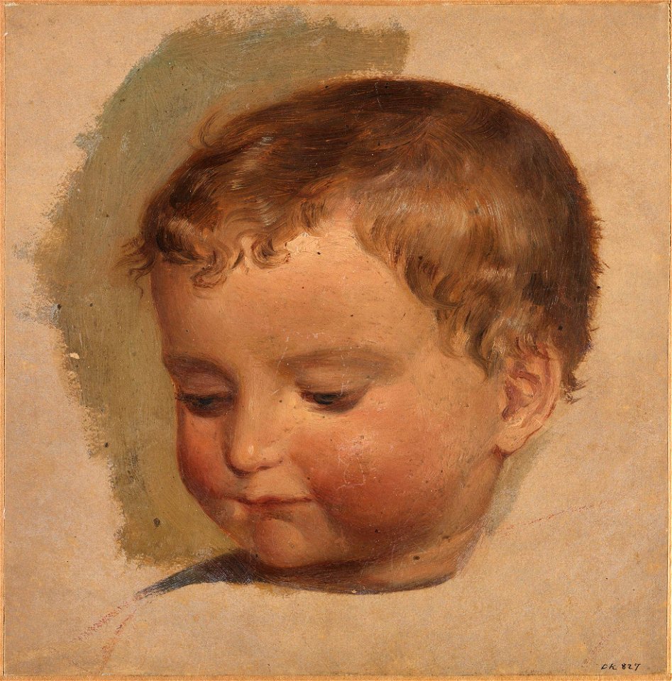 Adolph Tidemand - Portrait of a Child - NG.M.00302-037 - National Museum of Art, Architecture and Design