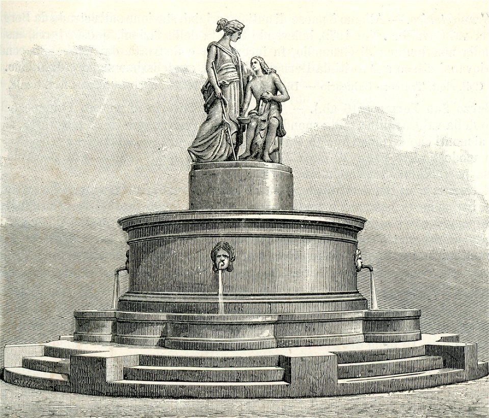 Trescore Balneario fontana in piazza Cavour