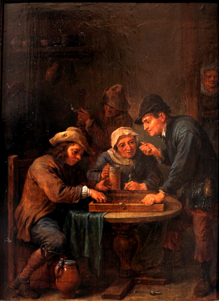 Trictrac players-David Teniers the Younger-MBA Lyon B1391-IMG 0414