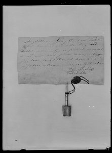 Trepaneringsborr, använd vid trepaneringen av friherre George Carl von Döbeln (1758-1820) 1791 - Livrustkammaren - 35155
