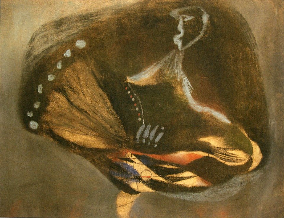 Vajda maszk kis emberfejjel 1938