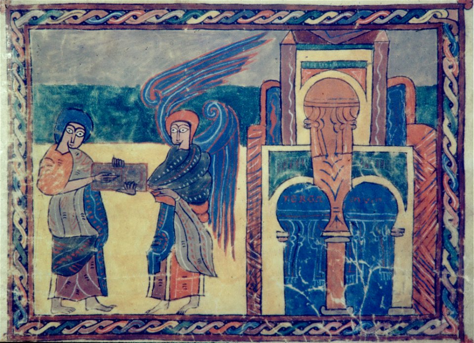 Valcavado Beatus f. 056r - To the Church in Pergamon