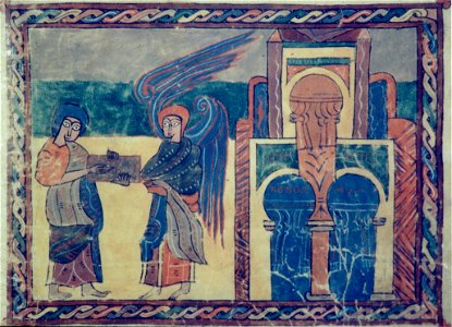 Valcavado Beatus f. 056r - To the Church in Pergamon