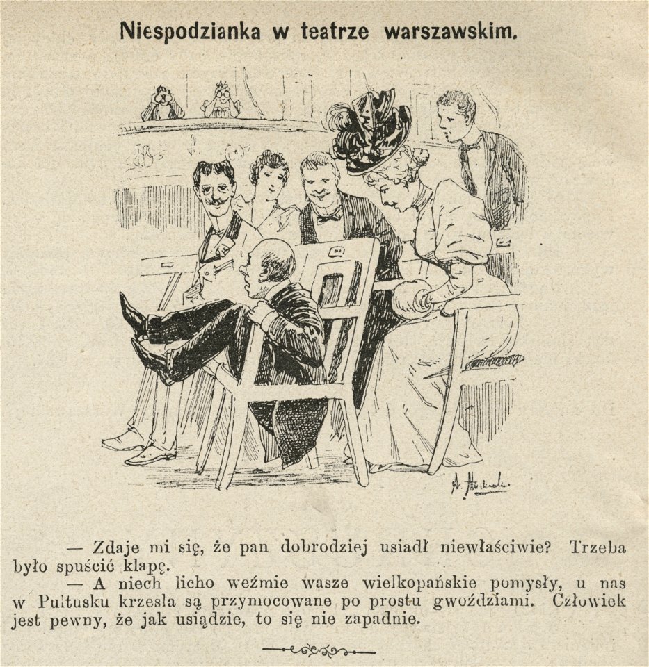 Niespodzianka w teatrze warszawskim (52974)