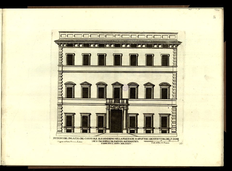 Palazzi di Roma de piv celebri architetti 1655 (5852723)