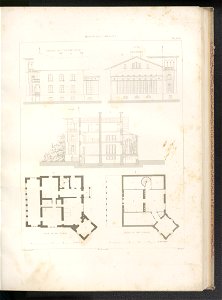 Plany budowli obejmujace rozmaite rodzaje 1843 (120569288). Free illustration for personal and commercial use.