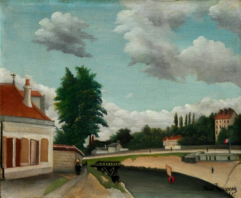 Henri Rousseau - Outskirts of Paris (Cleveland Museum of Art).