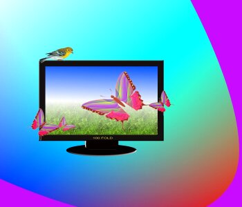 Screen technology tv. Free illustration for personal and commercial use.