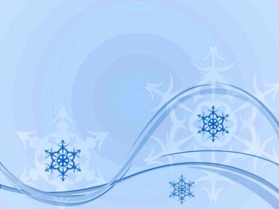 Cold freezing snow. Free illustration for personal and commercial use.