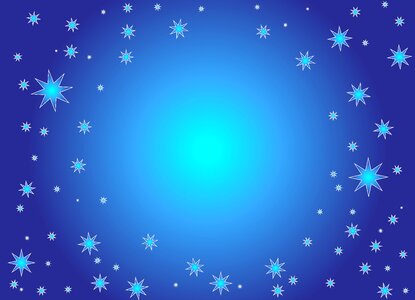 Cold color decoration. Free illustration for personal and commercial use.