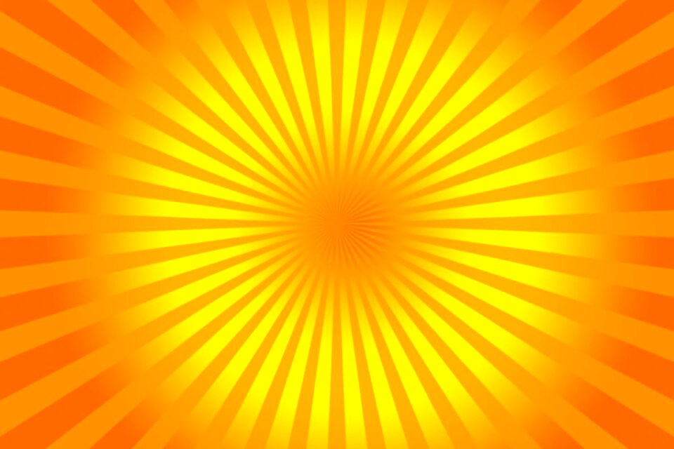 Orange background burst. Free illustration for personal and commercial use.