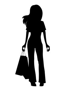 Female lady trendy. Free illustration for personal and commercial use.