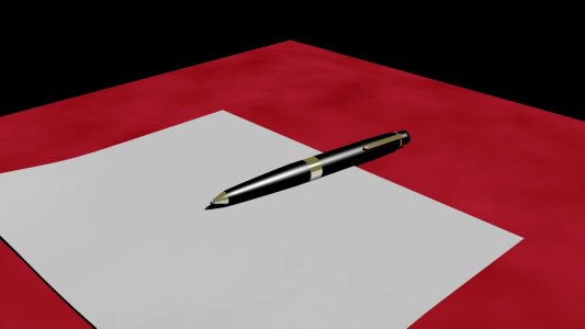 Pen 3d 3dart. Free illustration for personal and commercial use.