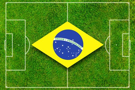 World championship football match football field. Free illustration for personal and commercial use.
