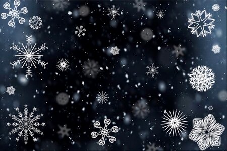 Snowing winter cold. Free illustration for personal and commercial use.