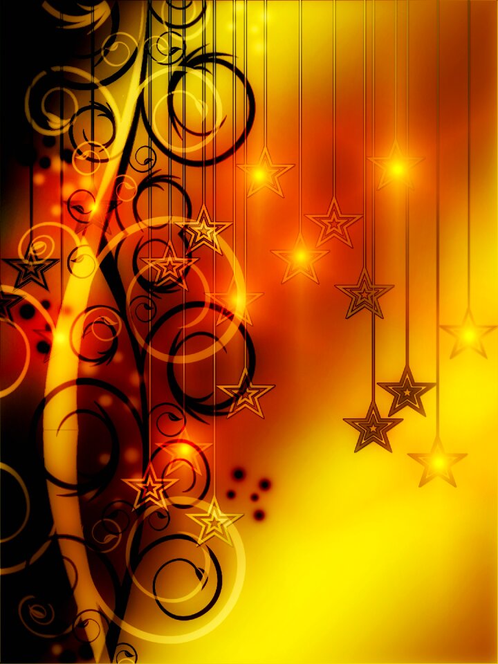 Star light advent. Free illustration for personal and commercial use.