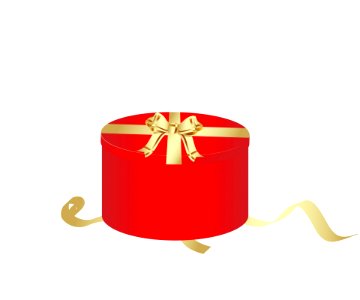 Red round lid. Free illustration for personal and commercial use.