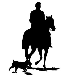 Person male horseman. Free illustration for personal and commercial use.