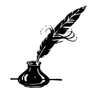 Feather quill feather quill. Free illustration for personal and commercial use.
