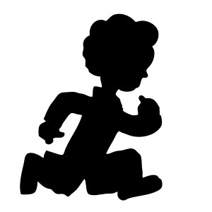 Toddler kid cartoon. Free illustration for personal and commercial use.