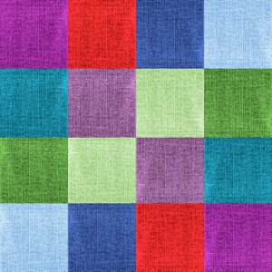 Colorful squares rough. Free illustration for personal and commercial use.