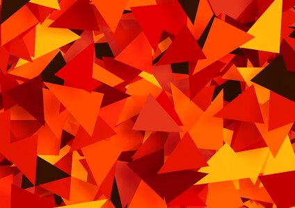 Many colorful triangles. Free illustration for personal and commercial use.