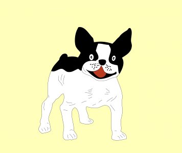 Canine animal pet. Free illustration for personal and commercial use.